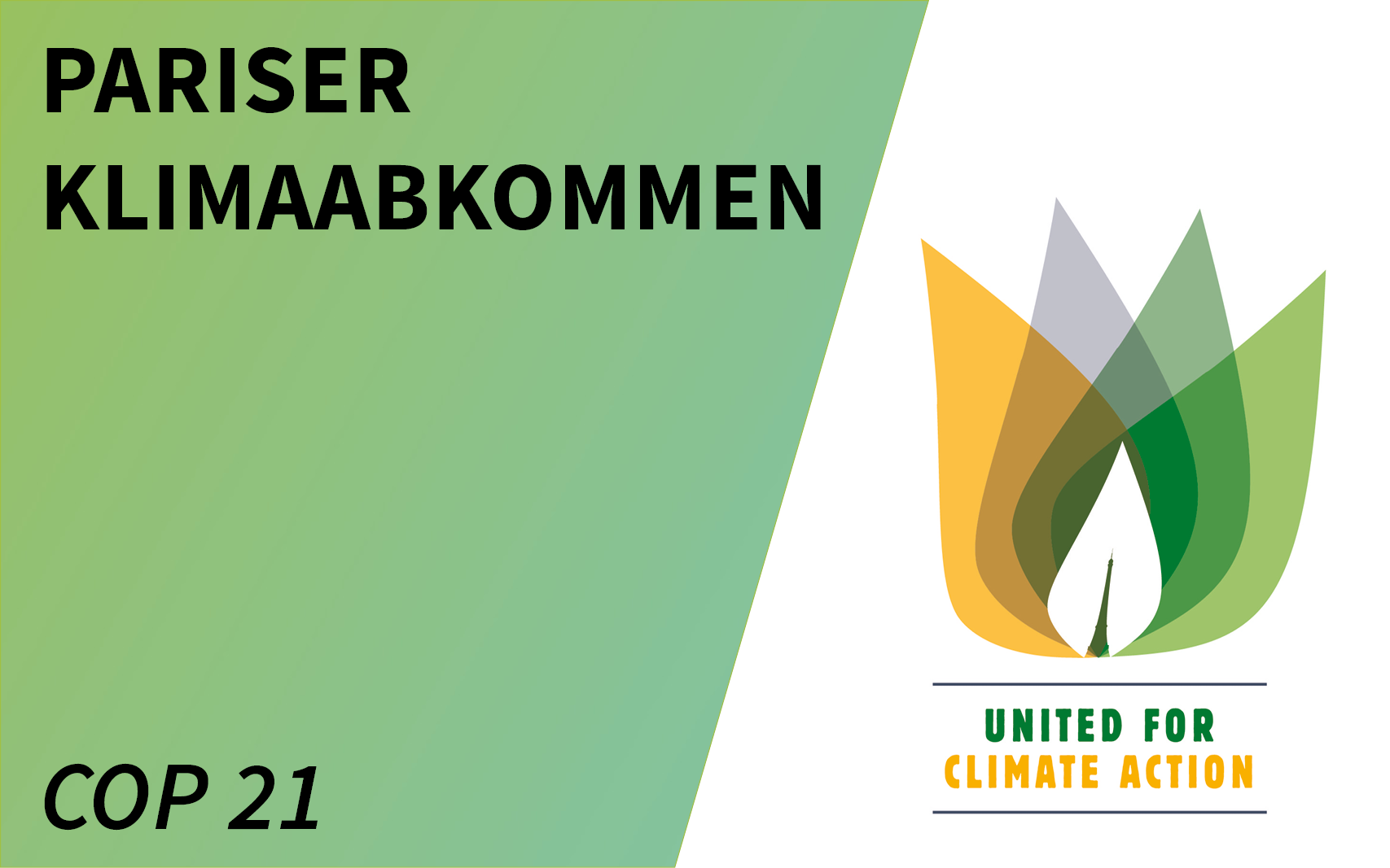 Banner 5 Jahre Pariser Klimaabkommen
