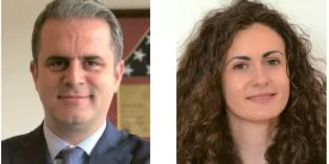 Portraitfotos Visar Azemi und Rinora Gojani