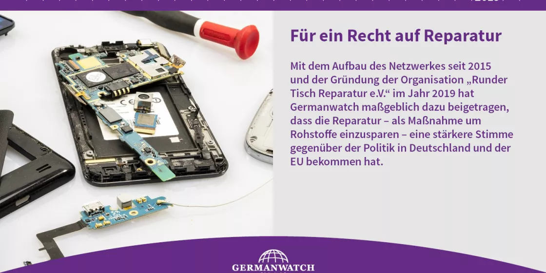 2019 - Für ein Recht auf Reparatur