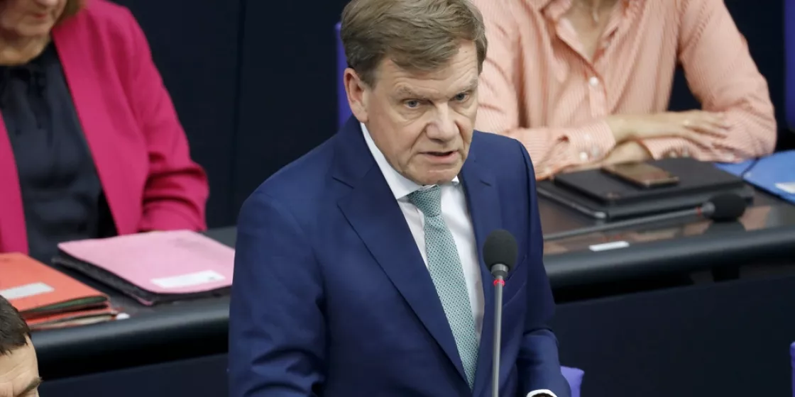 Außenminister Johann Wadephul im Bundestag 