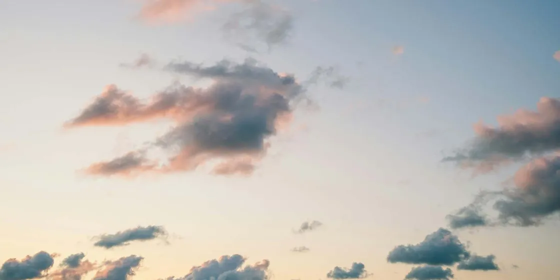 Bild eines Abendhimmels