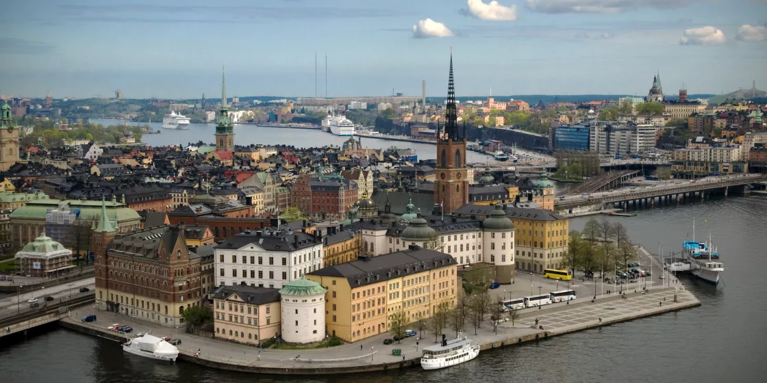 Riddarholmen from Stockholm City Hall tower