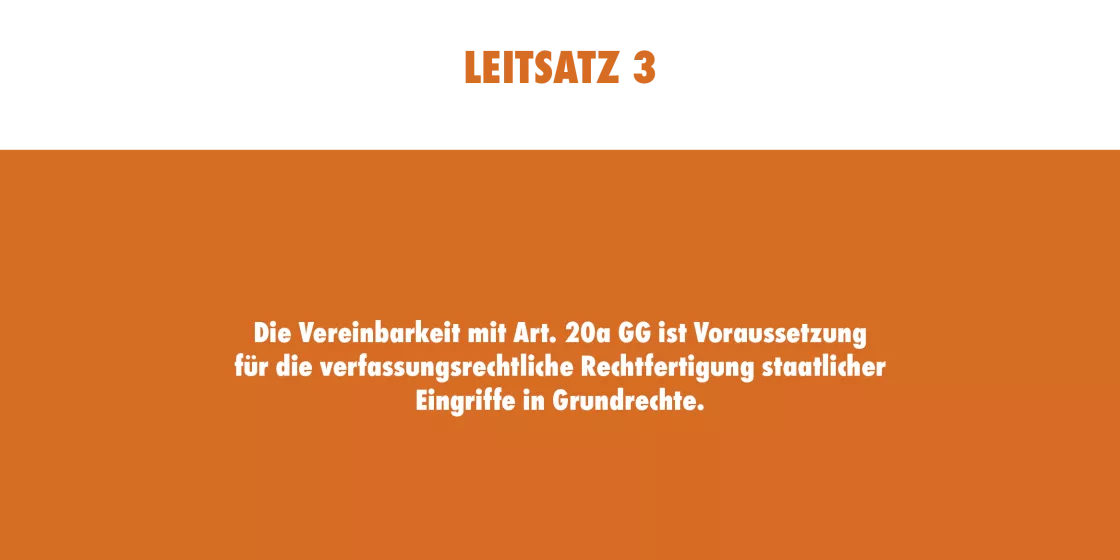 Leitsätze BVerfG