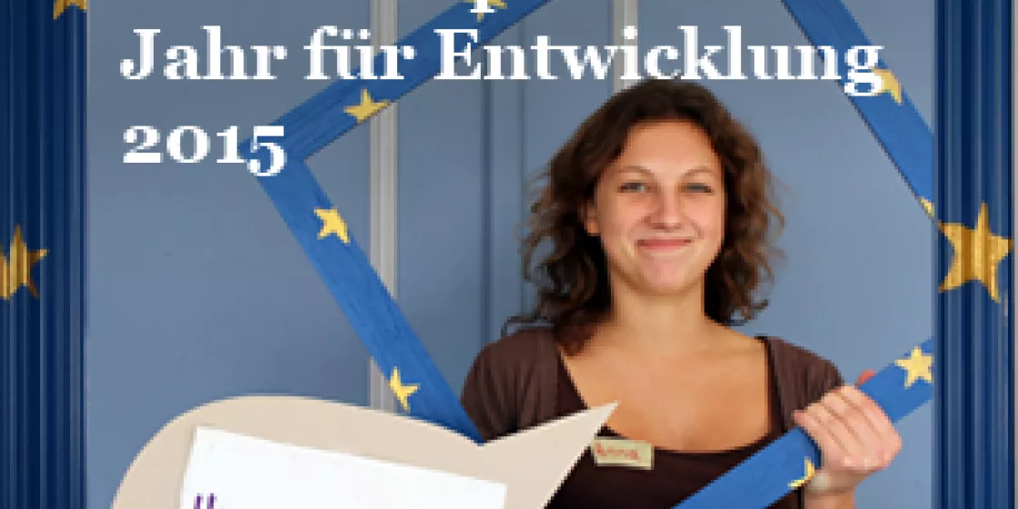 Germanwatch Bilderrahmenaktion zum Europäischen Jahr für Entwicklung 2015
