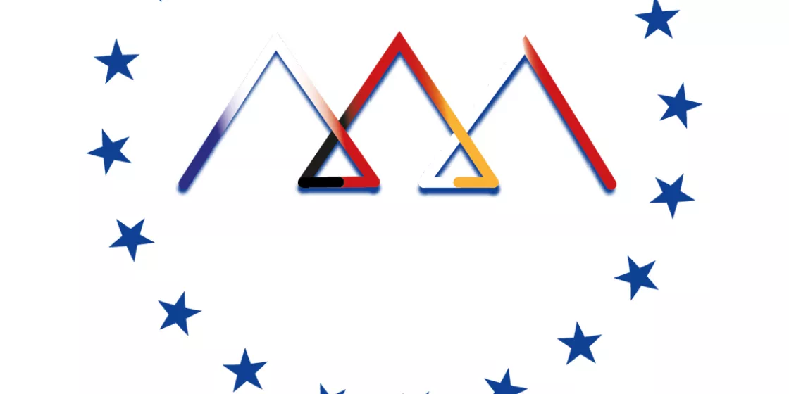 Banner Grünes Weimarer Dreieck mit Logo und Schriftzug