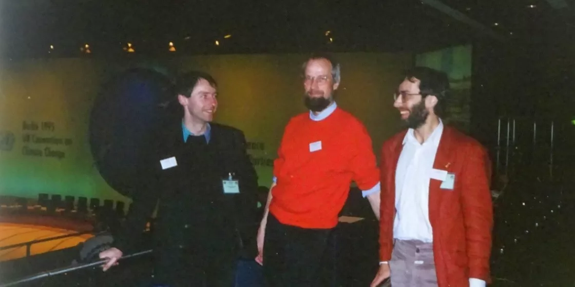 Manfred Treber, Klaus Milke und Christoph Bals