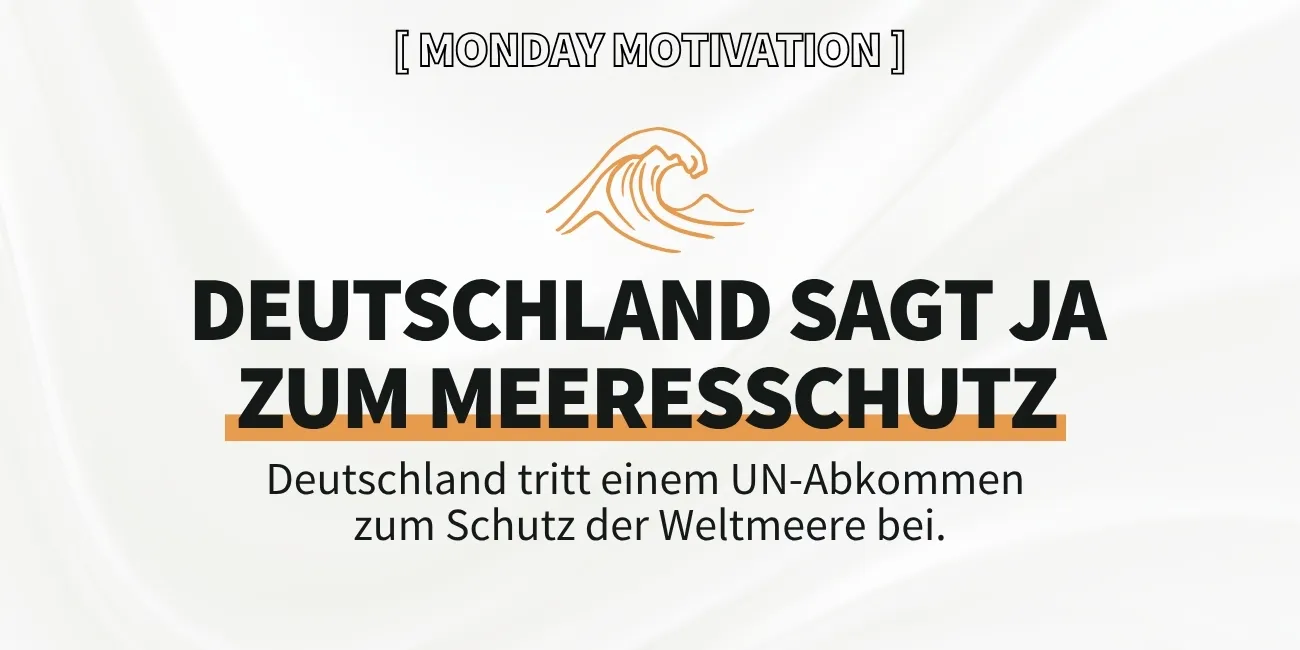 Deutschland sagt Ja zum Meeresschutz und tritt einem UN-Abkommen zum Schutz der Weltmeere bei.