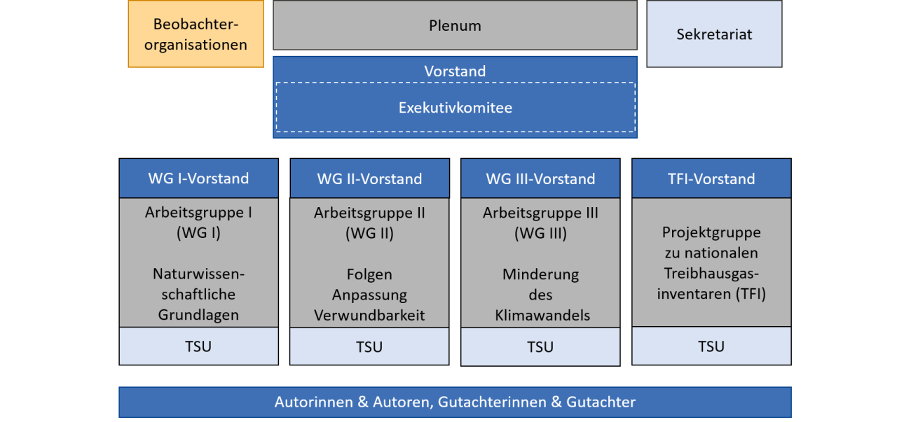 Strukturbaum des IPCC
