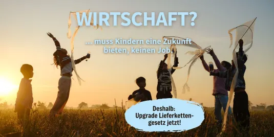 Kampagnenbild Update Lieferkettengesetz