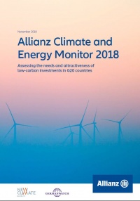 Cover Allianz Klima- und Energiemonitor 2018