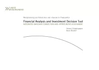 Financial Analysis and Investment Decision Tool