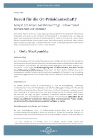 Titelbild Ampel-Koalitionsvertrag und deutsche G7-Präsidentschaft