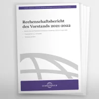Cover Rechenschaftsbericht 2021-2022