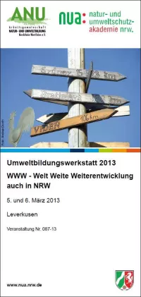 Flyer: NRW Umweltbildungswerkstatt