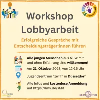 Sharepic Workshop Lobbyarbeit