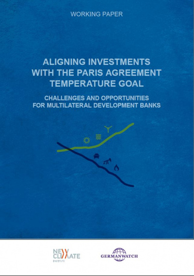 Cover Working Paper Aligning Investments with the Paris Agreement