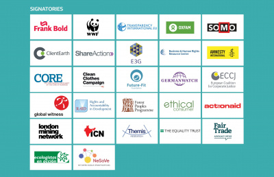 Signatories Statement Legal Framework for Sustainability Reporting
