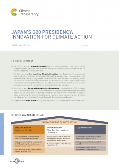 Japan's G20 Presidency_Innovation for Climate Action