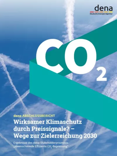 Cover: dena-Abschlussbericht 'Wirksamer Klimaschutz durch Preissignale'