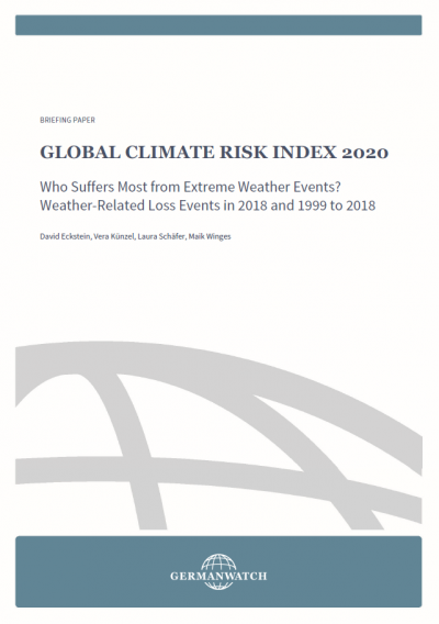 Cover Global Climate Risk Indes 2020