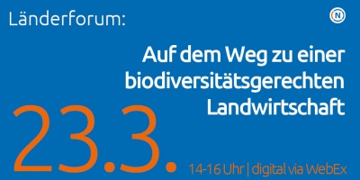 Banner Länderforum biodiversitätsgerechte Landwirtschaft