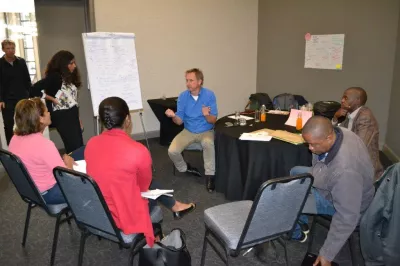 Arbeitsgruppe beim AYI Forum in Südafrika