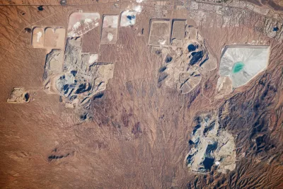 Foto: Kupfermine in Arizona, USA (NASA).