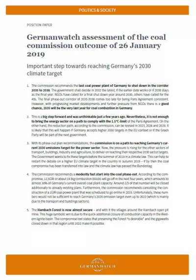 Cover_assessment of coal commission oucome