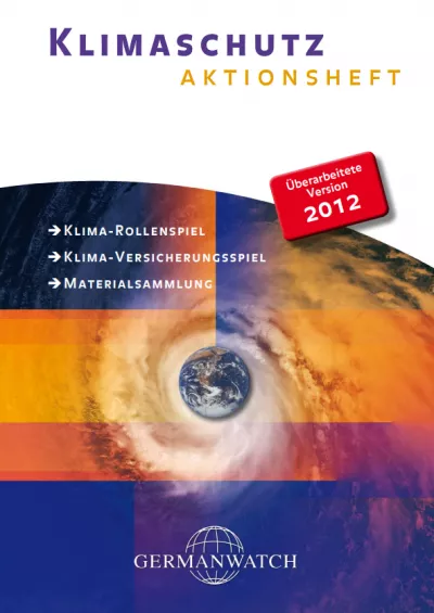Deckblatt: Klimaschutz Aktionsheft 2012