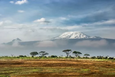 Blick in den Amboseli-Nationalpark in Kenia