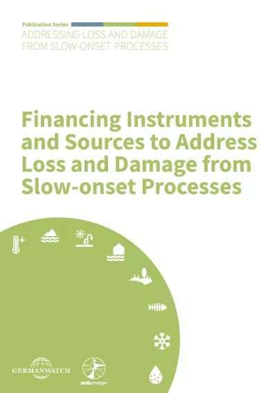 Cover Part 3 - Financing Instruments and Sources to Address Loss and Damage from Slow-onset Processes