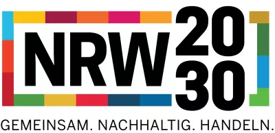 Logo: NRW 20230 - Gemeinsam.Nachhaltig.Handeln.