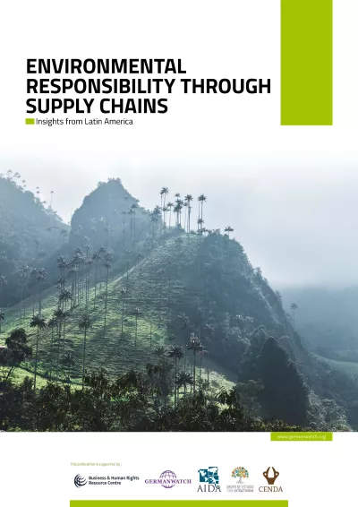 Titelbild der Studie Environmental Responsibility Through Supply Chains