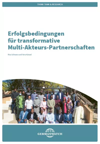 Cover: Erfolgsbedingungen für transformative Multi-Akteurs-Partnerschaften
