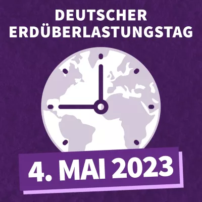Deutscher Erdüberlastungstag: 4. Mai 2022