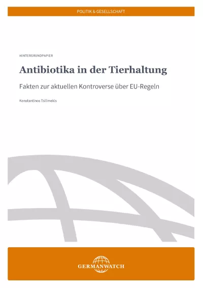 Titelblatt "Antibiotika in der Tierhaltung"