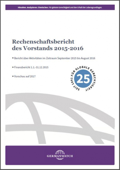 COVER Rechenschaftsbericht 2015-2016