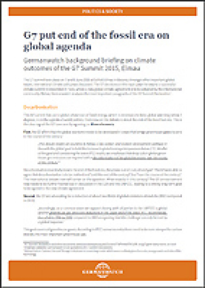 Cover G7 brief analysis