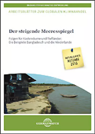 Deckblatt: Arbeitsblätter Steigende Meeresspiegel