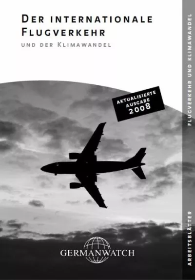 Deckblatt: Arbeitsblätter: Der internationale Flugverkehr und der Klimawandel