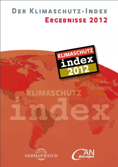 Deckblatt: Klimaschutz-Index 2012