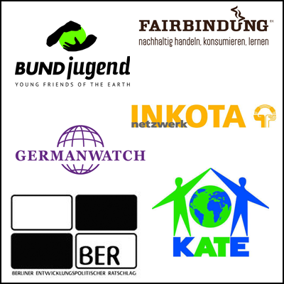 Logos-Germanwatch,-INKOTA-netzwerk,-BUNDjugend,-Fairbindung,-BER,-KATE