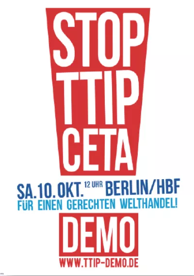 Weitblick-Bild 2/15: TTIP-Demo