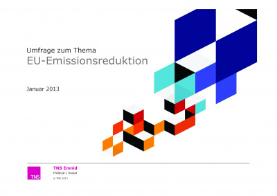 TNS-Emnid-Umfrage 2013: EU-Emissionsreduktion