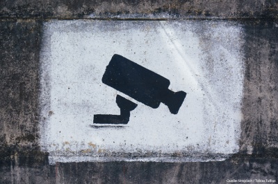 Bild einer Überwachungskamera.