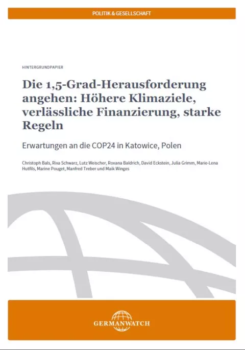 Cover COP24 Vorbereitungspapier