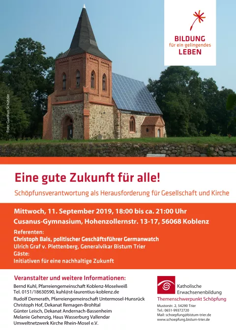 Eine gute Zukunft für alle - Termin