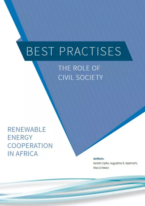 Renewable Energy with people in africa - Titelblatt, Publikation