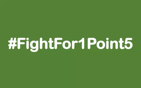 Termin: #fightfor1point5 - Klimaziele umsetzen!