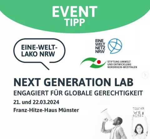 Abbildung zum Next Generation Lab mit Daten und Veranstaltungsort
